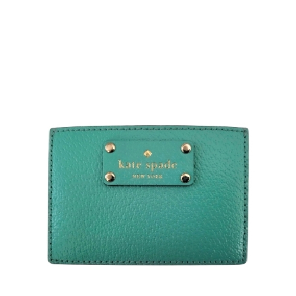 kate spade Handbags - Authentic Kate Spade Robin's Egg Card Holder Case Wallet Tiffany Blue